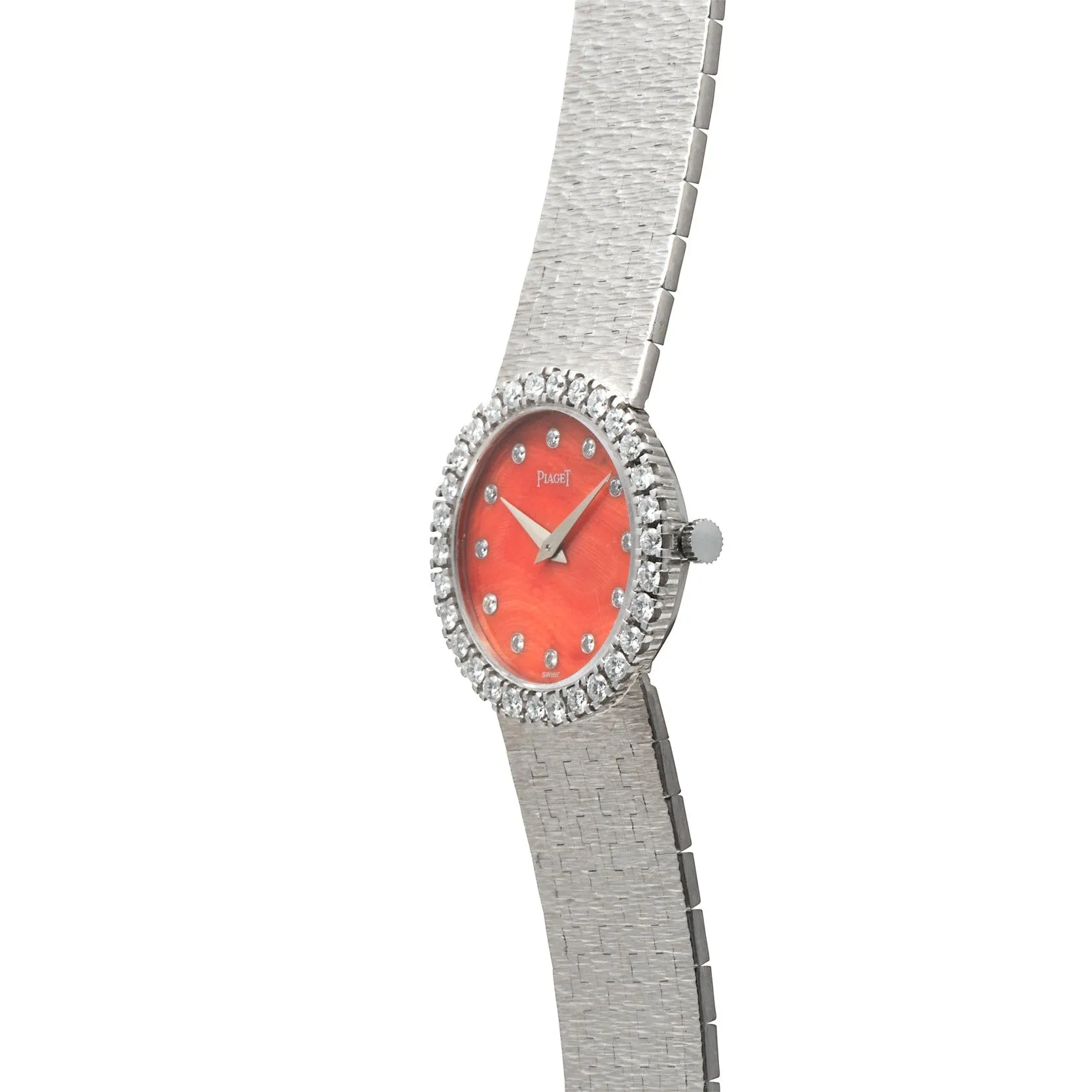 Piaget White Gold 'Coral' Dress Watch