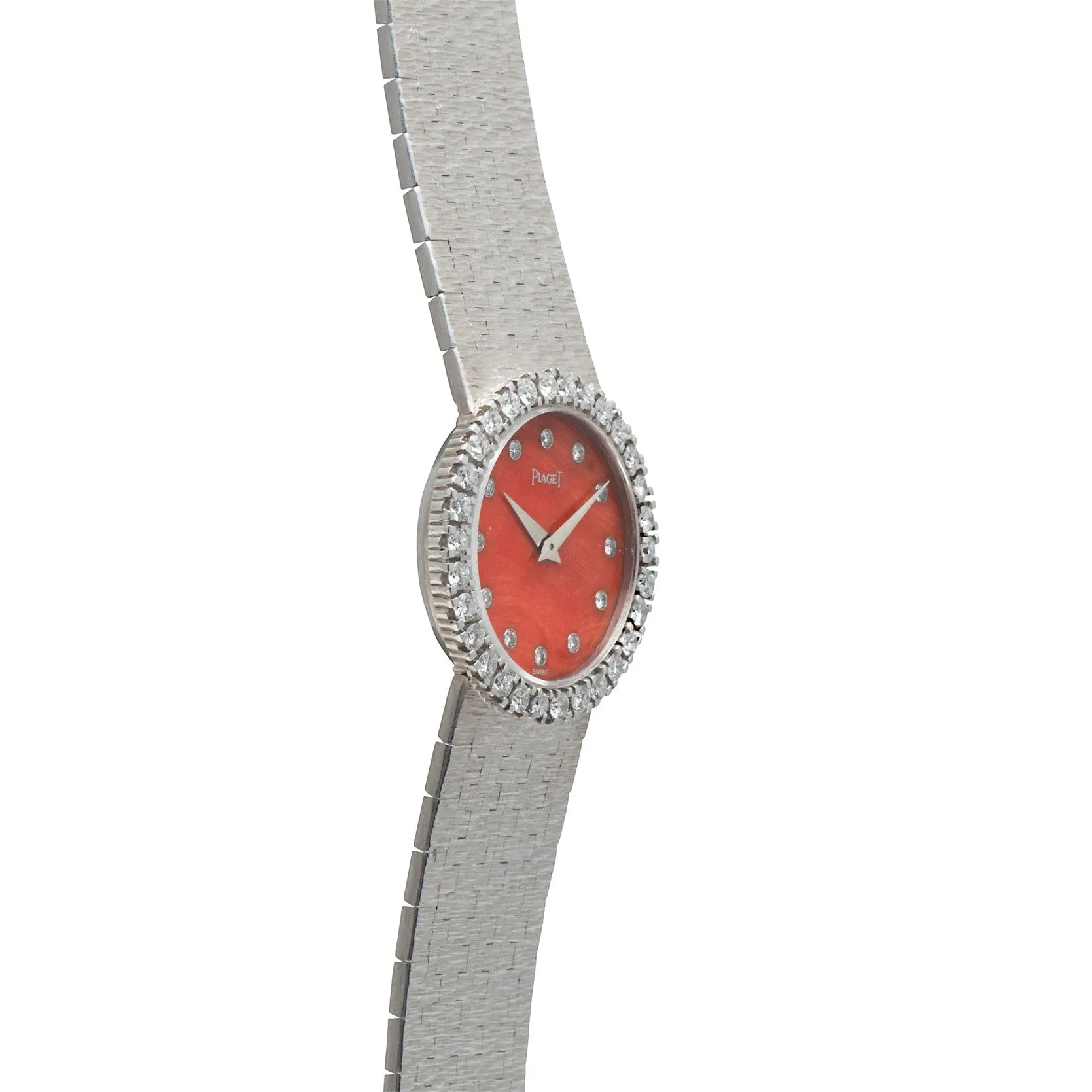 Piaget White Gold 'Coral' Dress Watch