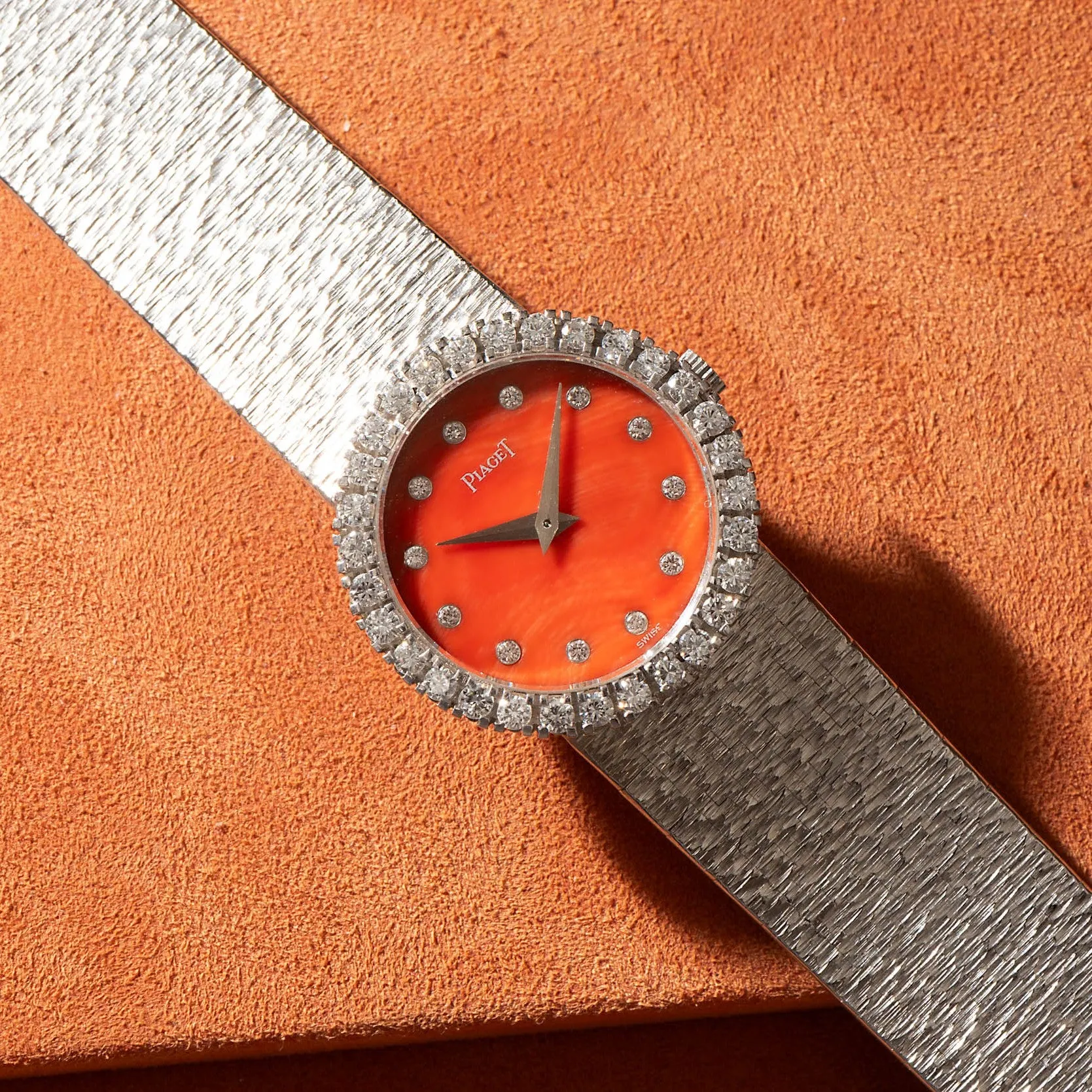 Piaget White Gold 'Coral' Dress Watch