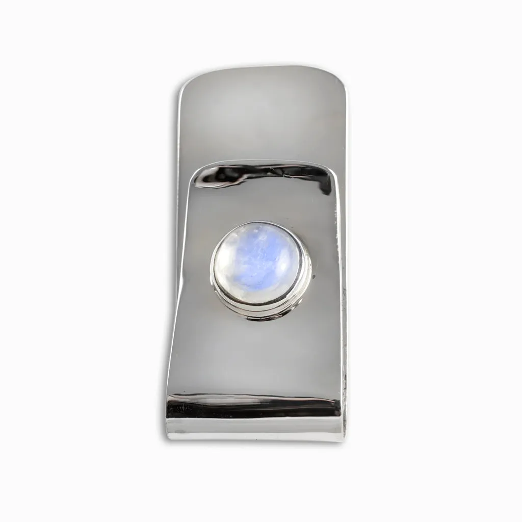 Rainbow Moonstone Money Clip