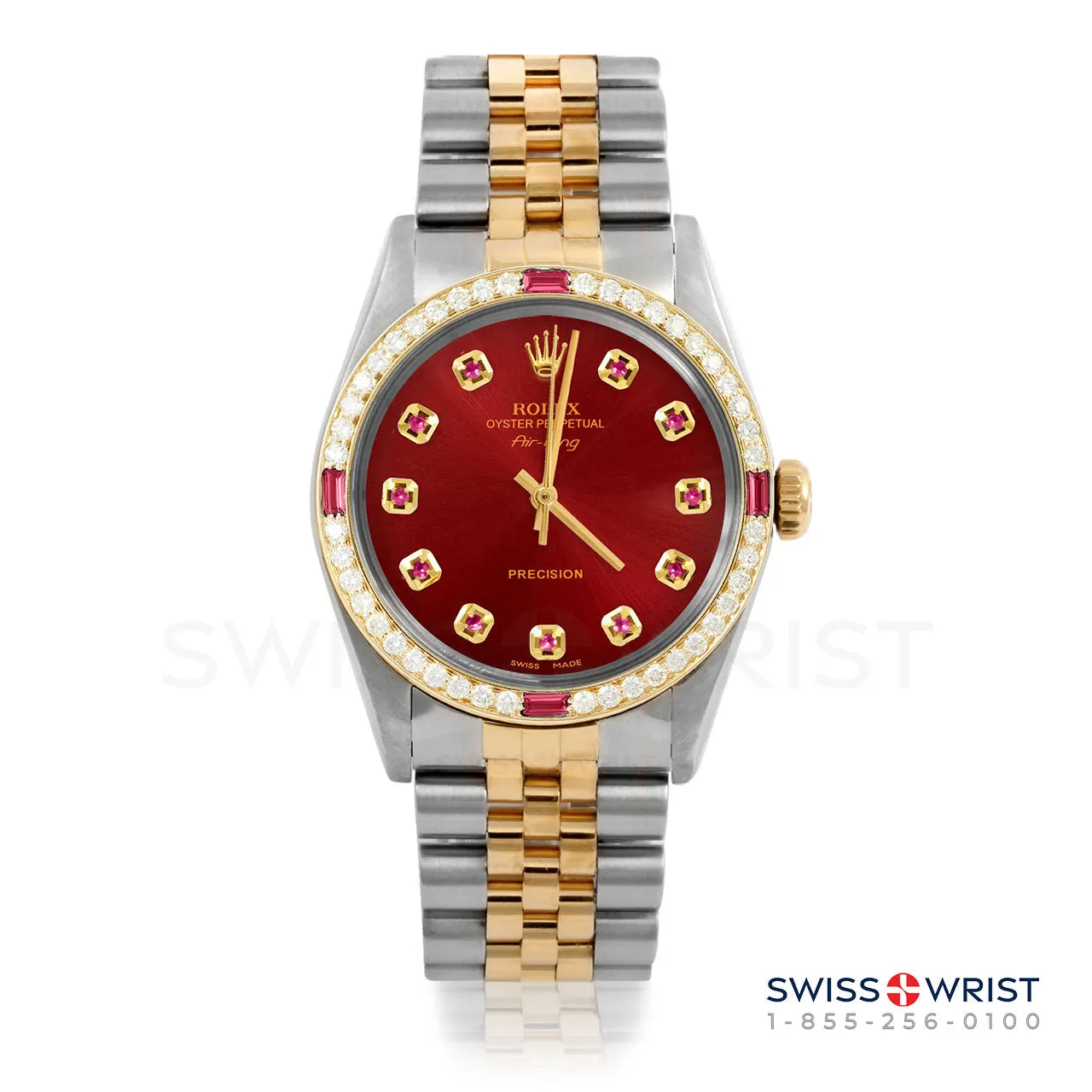 Rolex Air King 34mm | 5500-TT-RED-RBY-AM-4RBY-JBL