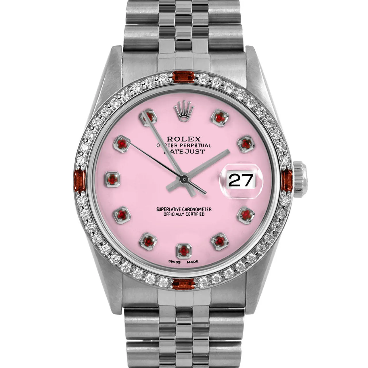 Rolex Datejust 36mm | 16234-PNK-RBY-AM-4RBY-JBL