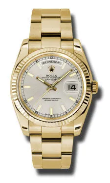 Rolex - Day-Date President Yellow Gold - Fluted Bezel