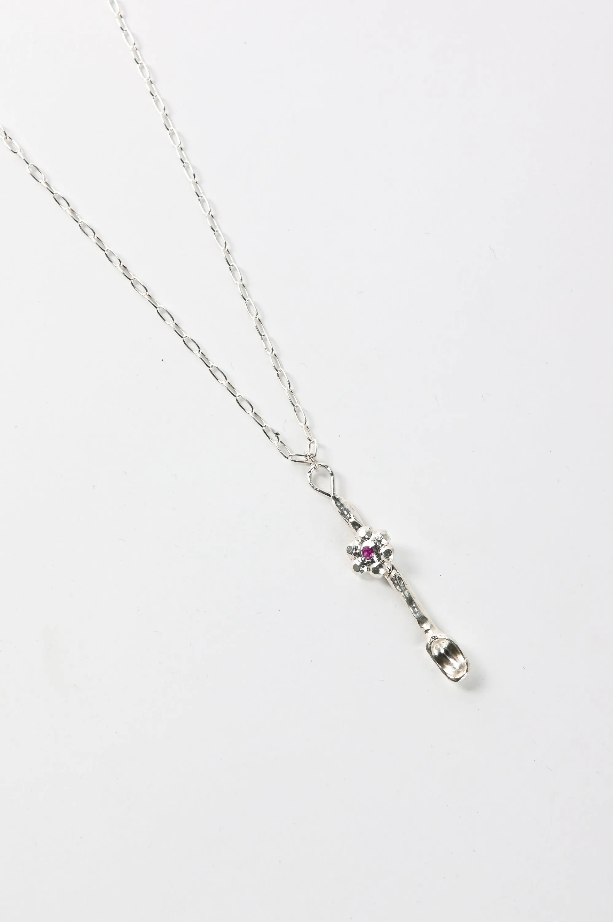 Sacreflux 'Encrusted Spoon' Necklace