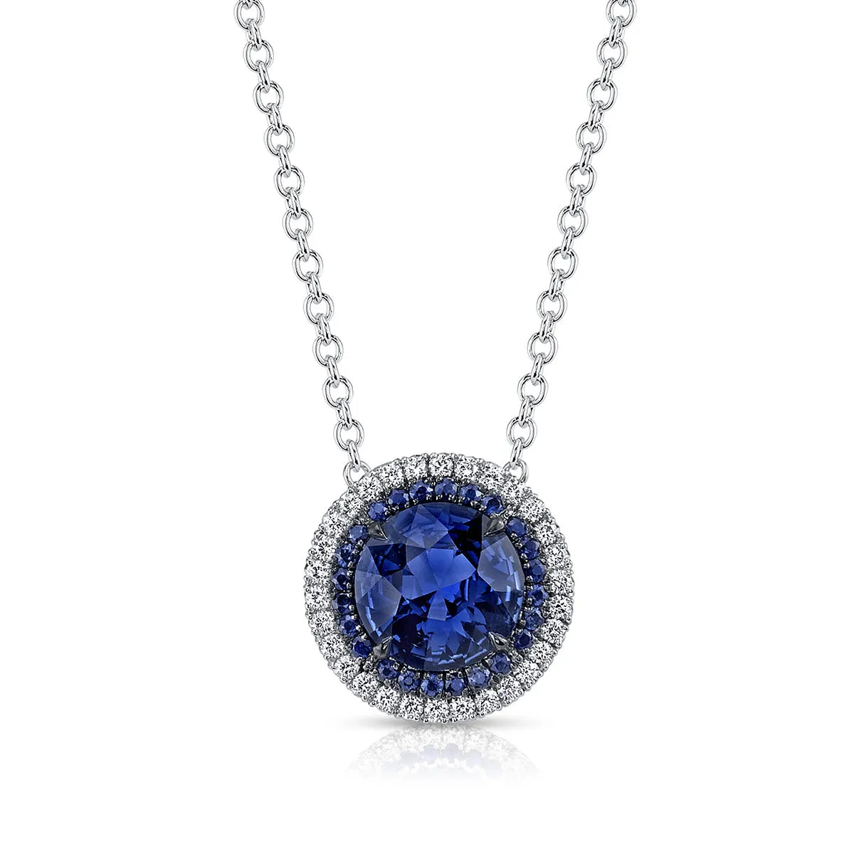 Sapphire and Diamond Pendant