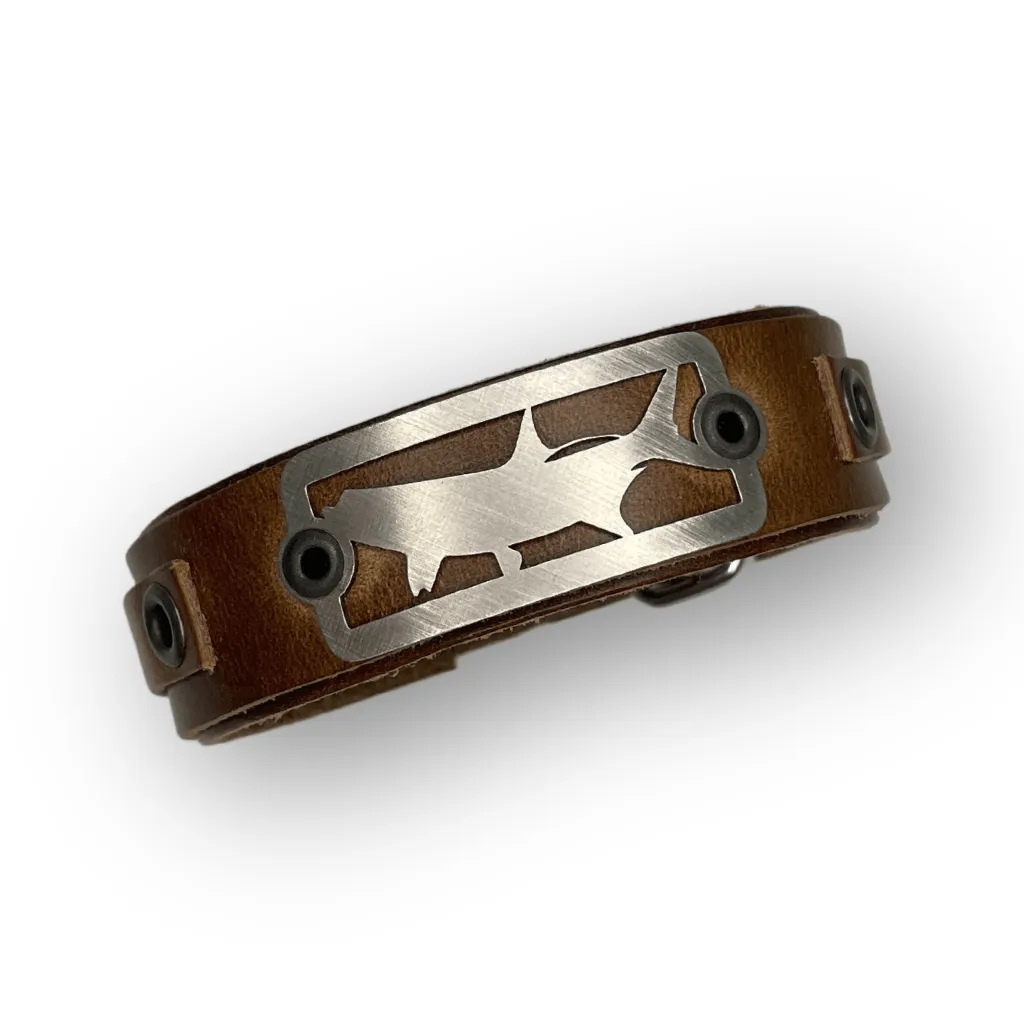 Sight Line Tarpon Leather Bracelet - Standard