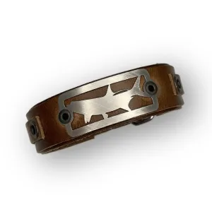 Sight Line Tarpon Leather Bracelet - Standard