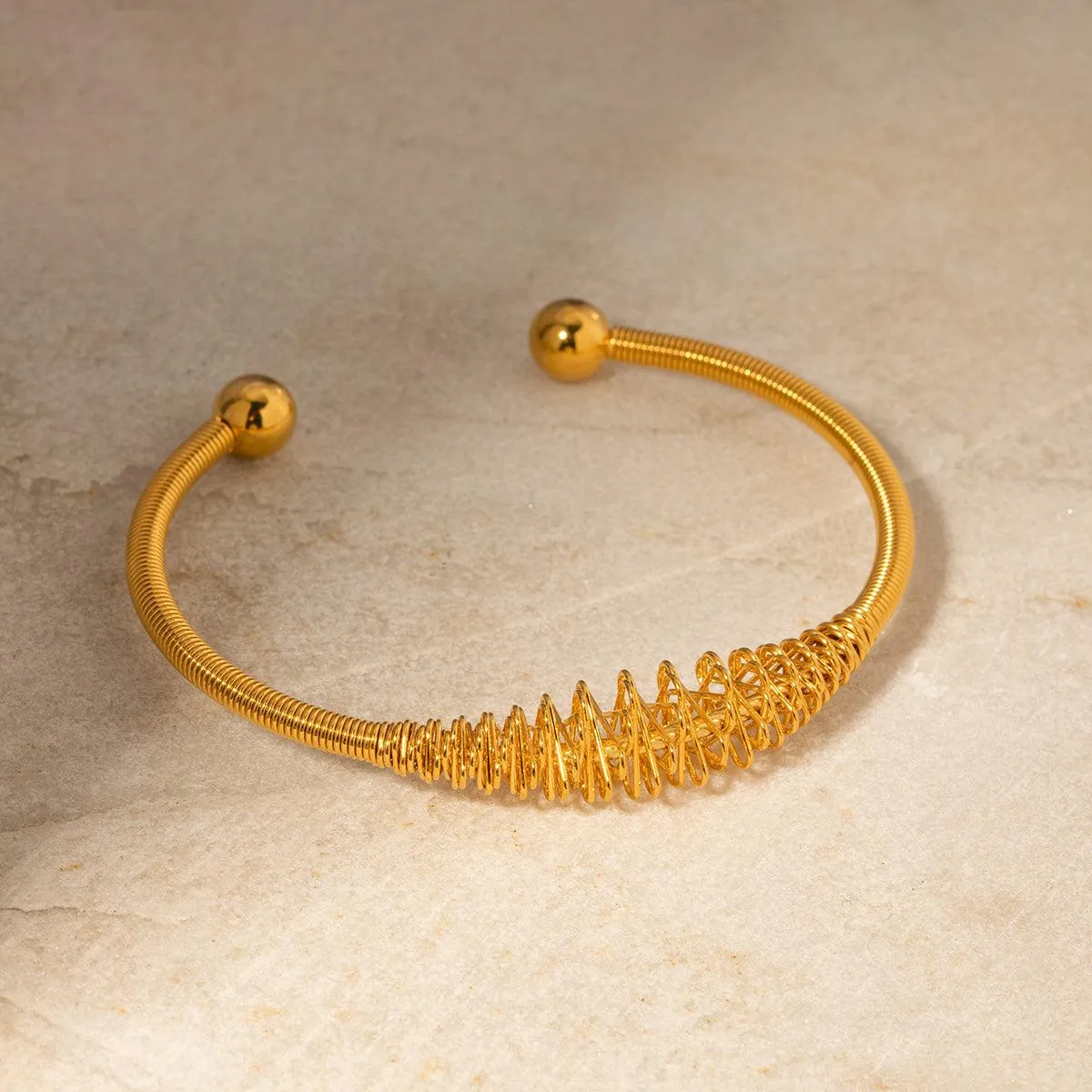 Spring Mesh Kada Bangle