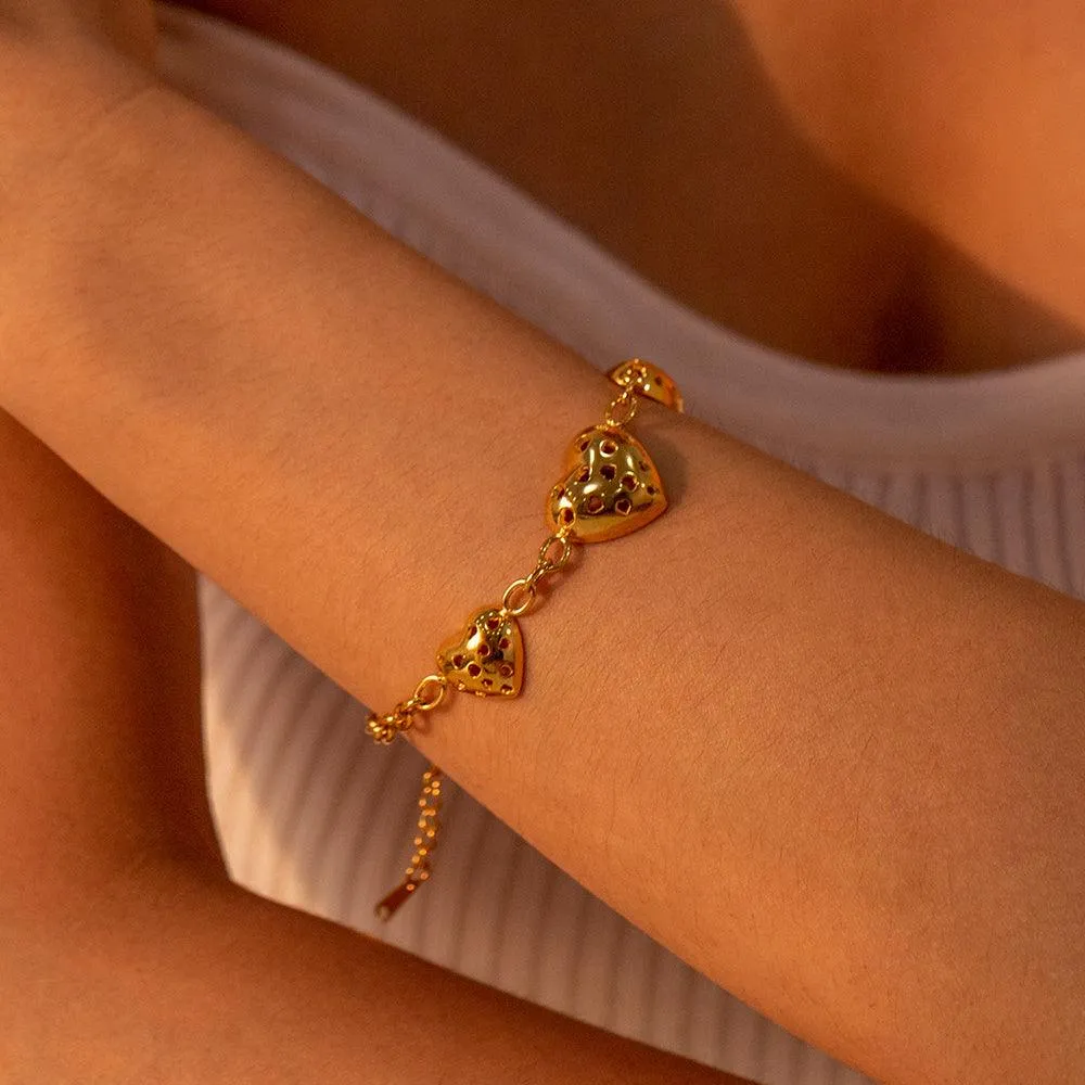 Statement Heart Bracelet