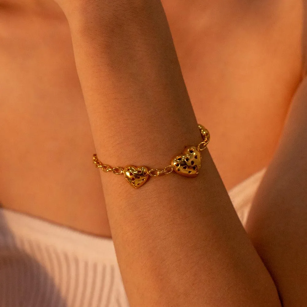 Statement Heart Bracelet