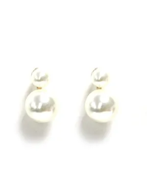 TE9989 Double Pearl Earrings