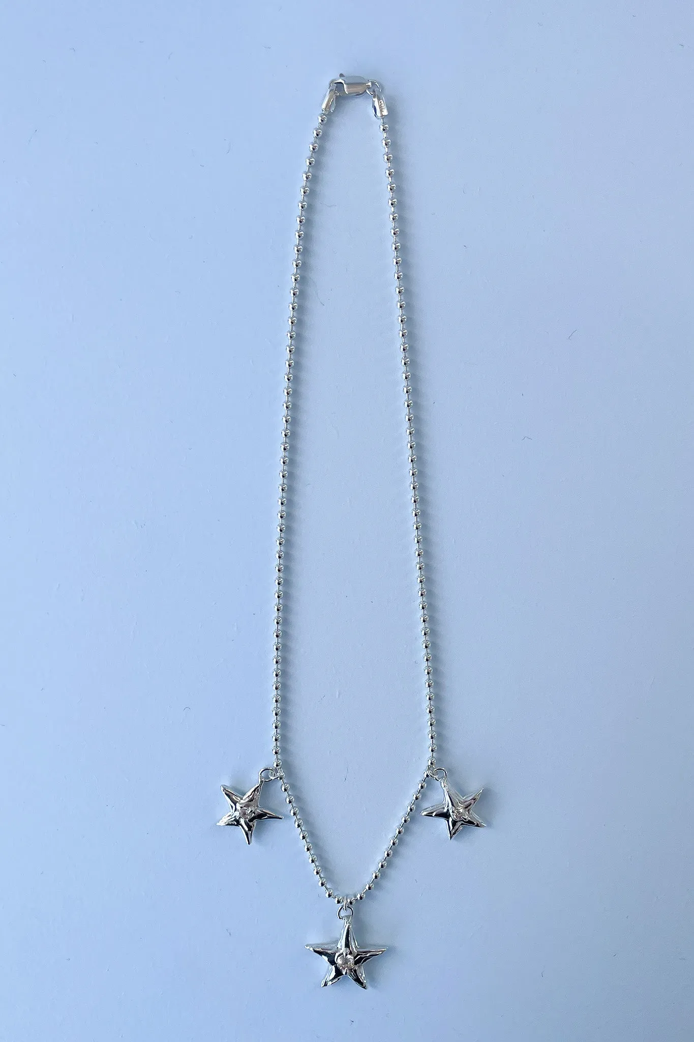 Teachers Pet Necklace | Silver/White Sapphire