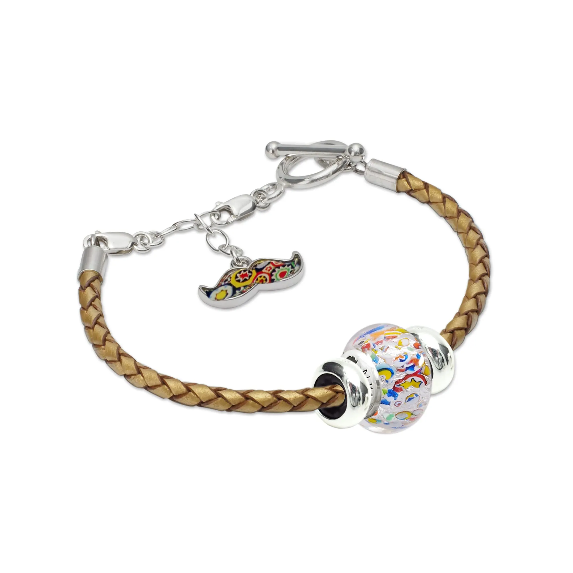 The Kiss Charm Bracelet