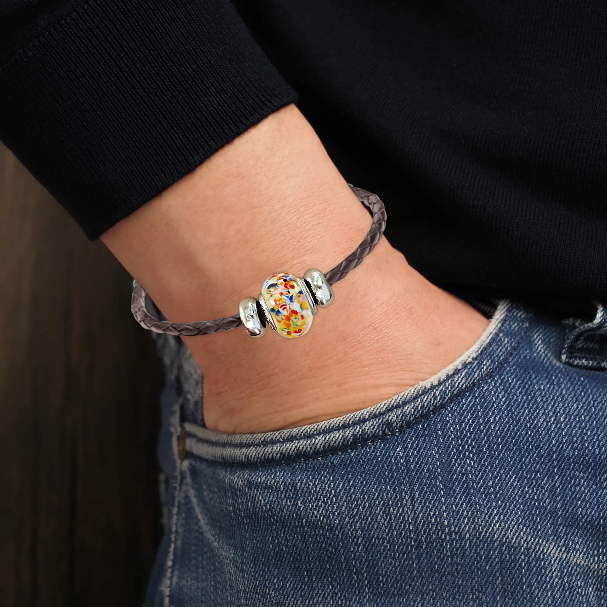 The Kiss Charm Bracelet