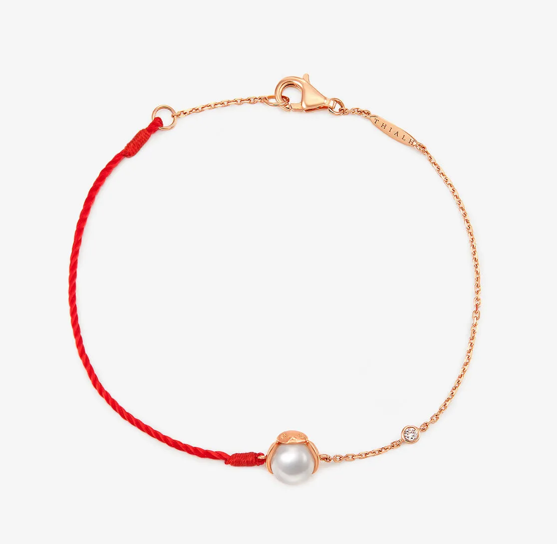 THIALH - ROBIN - Akoya Pearl in 18K Rose Gold Bracelet