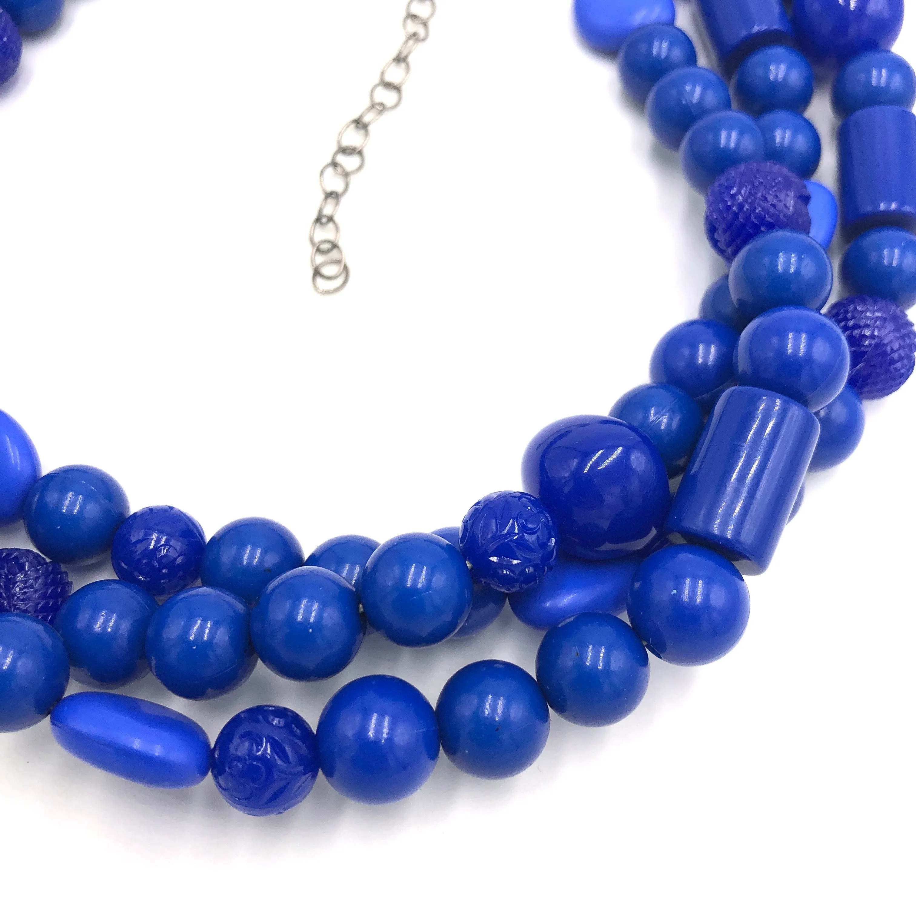 True Blue Knotted Morgan Necklace