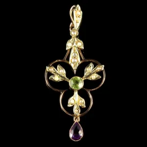 Victorian Suffragette 9Ct Pendant Circa 1900