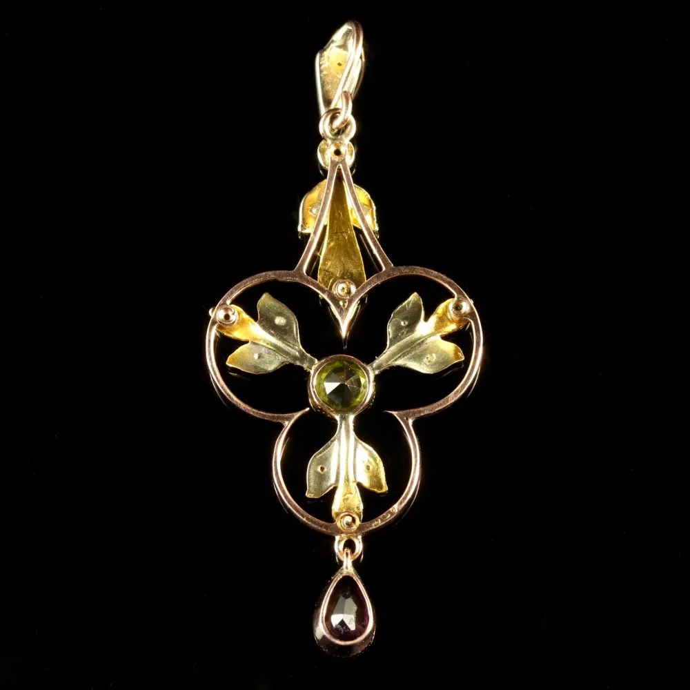 Victorian Suffragette 9Ct Pendant Circa 1900