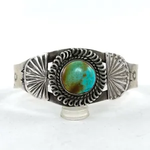 Vintage Tourist Bracelet With Round Stone