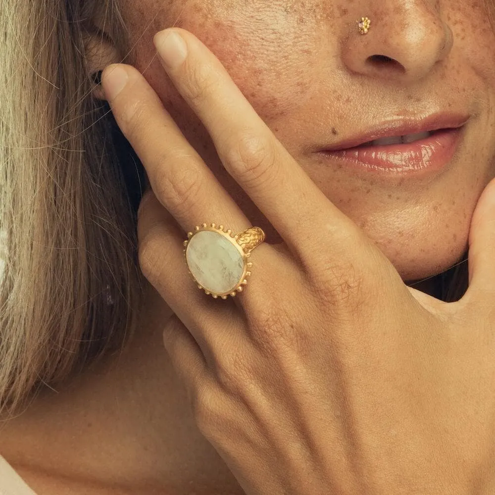 Wise Wild & Free Ring • Moonstone