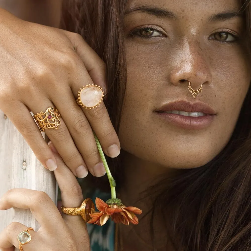 Wise Wild & Free Ring • Moonstone